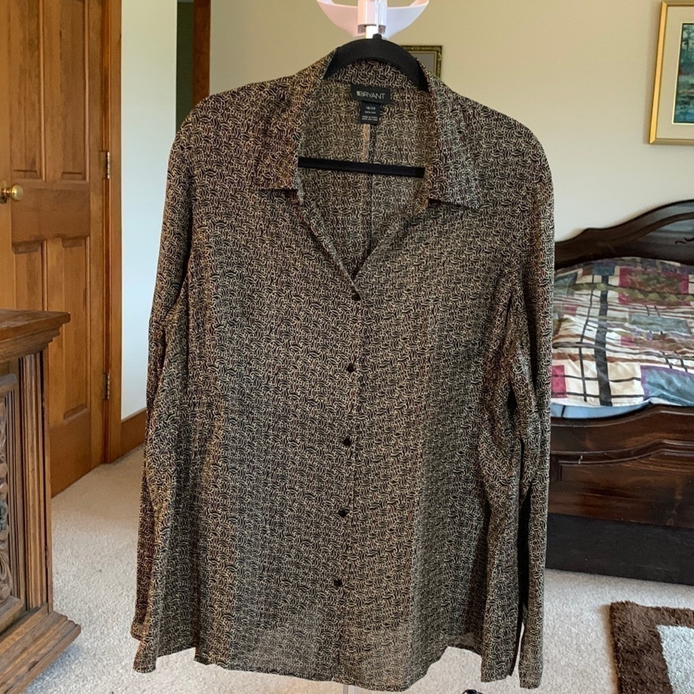 Lane Bryant Beautiful Blouse for Autumn Size 18/20 EUC